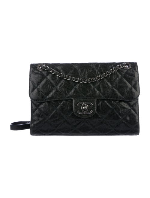 Chanel Medium CC Crave Flap Bag Black