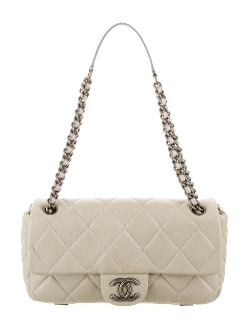 Chanel Quilted Flap Bag Beige