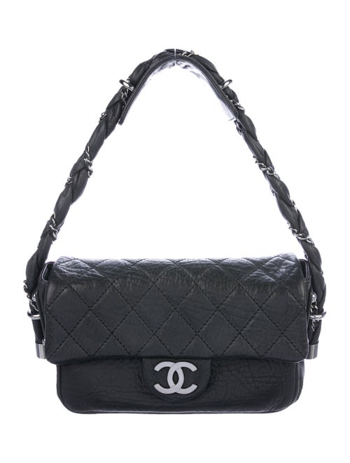 Chanel Lady Braid Flap Bag Black