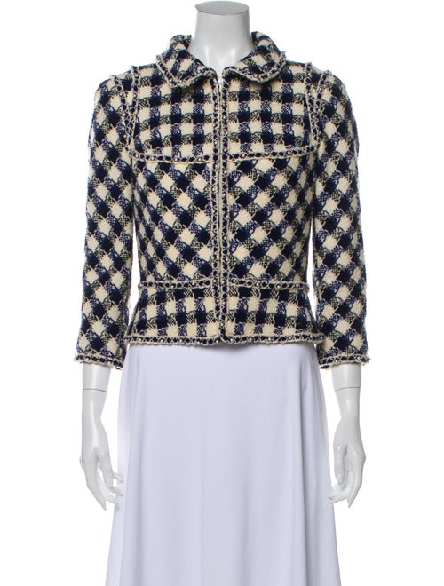 Chanel 2006 Plaid Print Evening Jacket