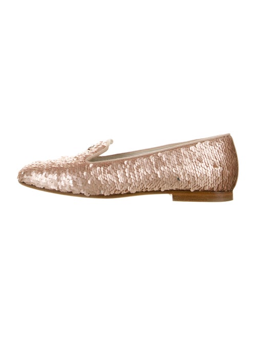 Chanel Semi-Pointed Toe Loafers Pink