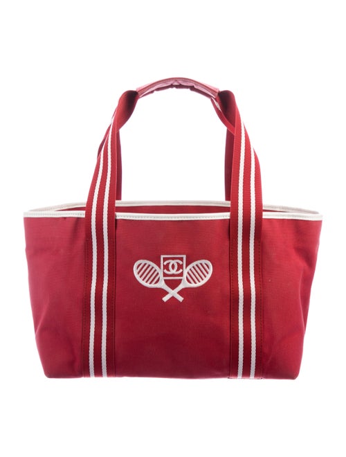Chanel Sport Ligne Tennis Tote silver