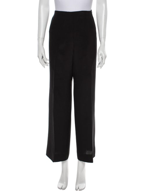 Chanel Wide Leg Pants Black