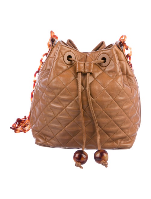 Chanel Vintage Quilted Bucket Bag