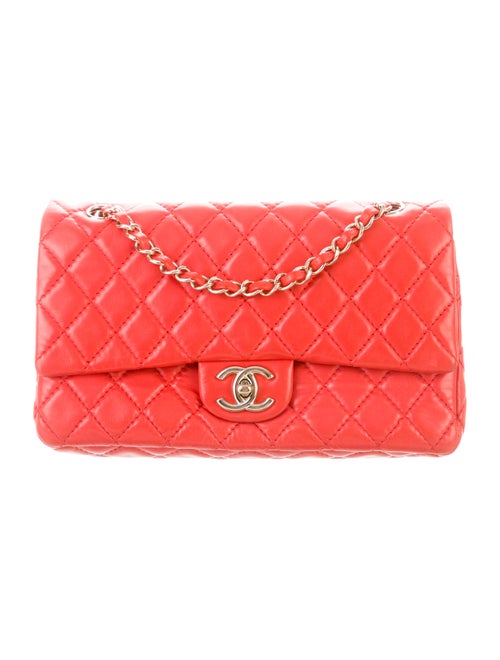 Chanel Small Double Flap Bag Orange