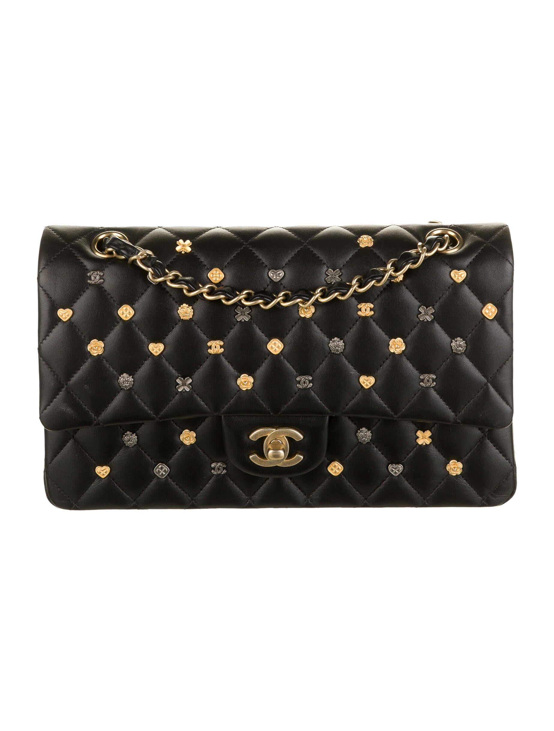 Chanel 2018 Charm On Quilting Classic Flap Bag