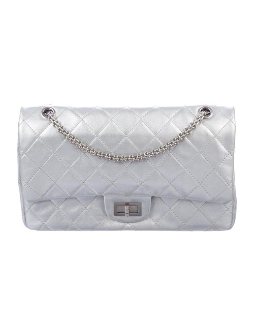 Chanel Reissue 226 Double Flap Bag Silver