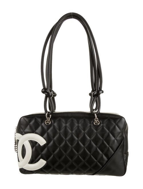 Chanel Ligne Cambon Bowler Bag Black