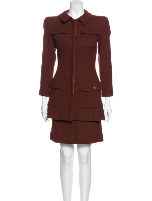 Chanel 1997 Wool Skirt Suit Wool