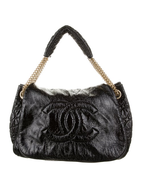 Chanel Rock & Chain Flap Bag Black