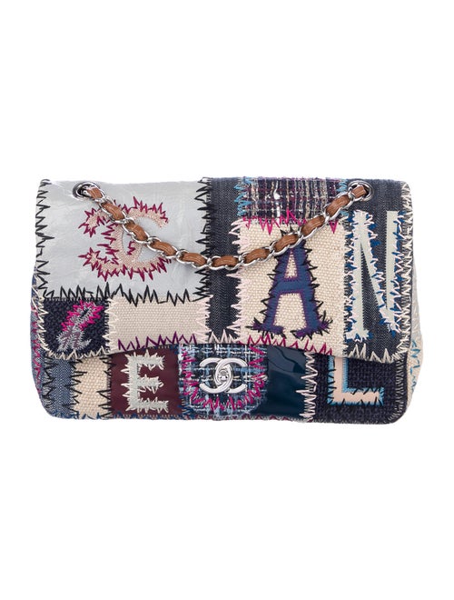 Chanel Classic Jumbo Patchwork Flap Bag Navy