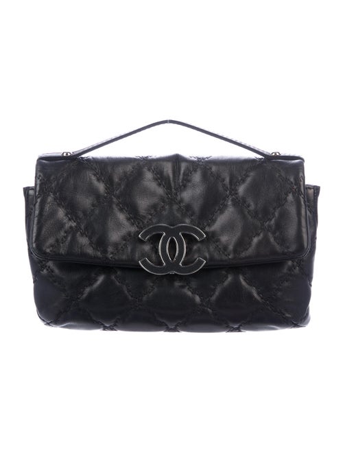 Chanel Mini Hamptons CC Flap Bag Black