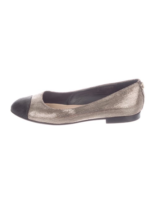 Chanel Ballet Flats Gold
