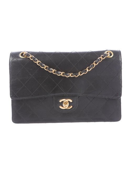 Chanel Vintage Medium Single Flap Bag Black