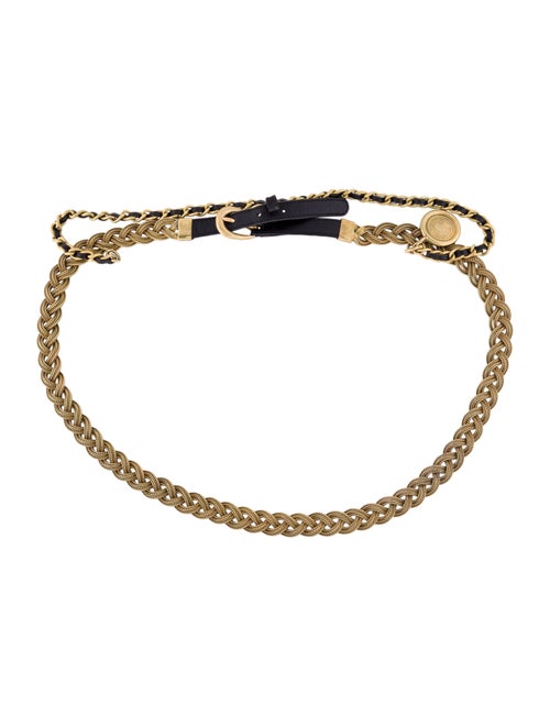 Chanel Vintage Chain-Link Belt Black