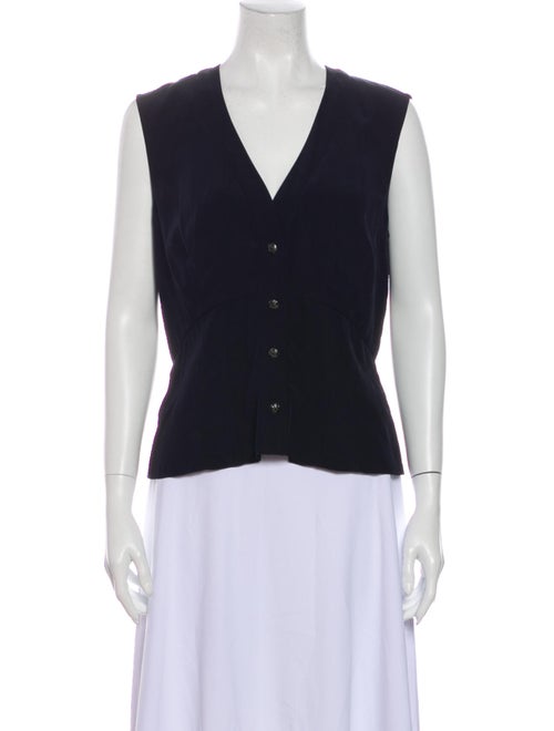 Chanel 2010 Silk Top Blue