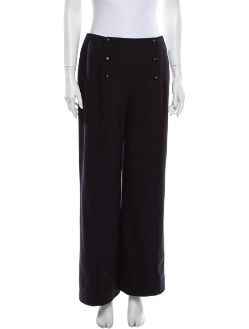 Chanel 1997 Wide Leg Pants Blue