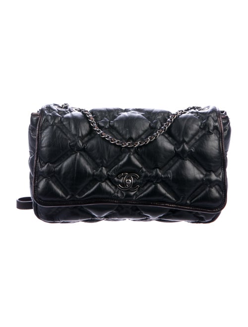Chanel Large Chesterfield Flap Bag Black