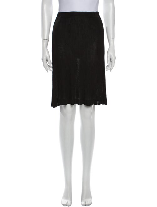 Chanel 1997 Knee-Length Skirt Black