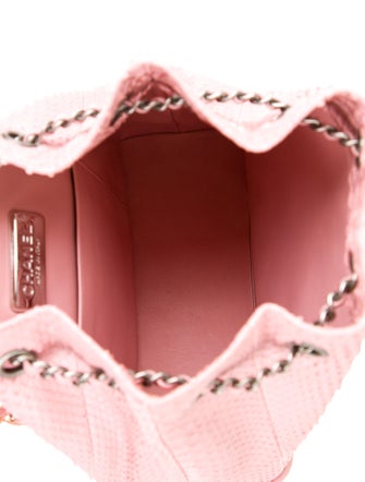 Chanel 2018 Python Gabrielle Bucket Backpack
