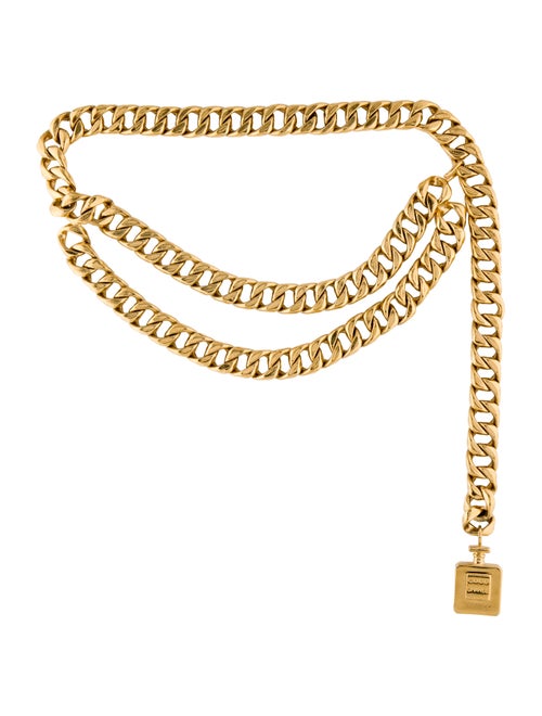 Chanel Vintage Coco Chain-Link Belt Gold