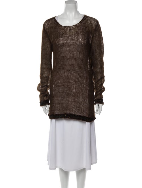 Chanel 1998 Mohair Sweater Brown