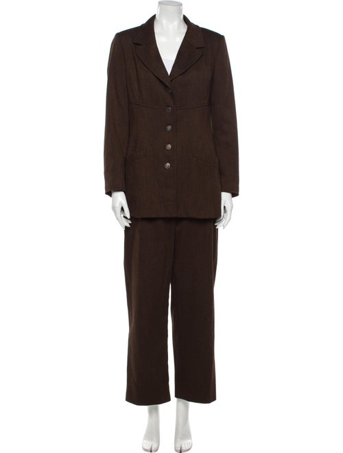 Chanel 1997 Chanel Boutique Pantsuit Brown