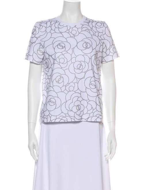 Chanel 2018 Coco Neige T-Shirt White