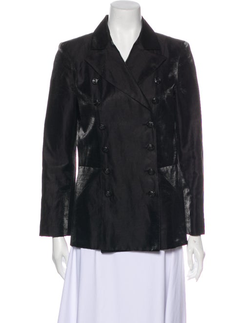 Chanel 2009 Linen Evening Jacket Black