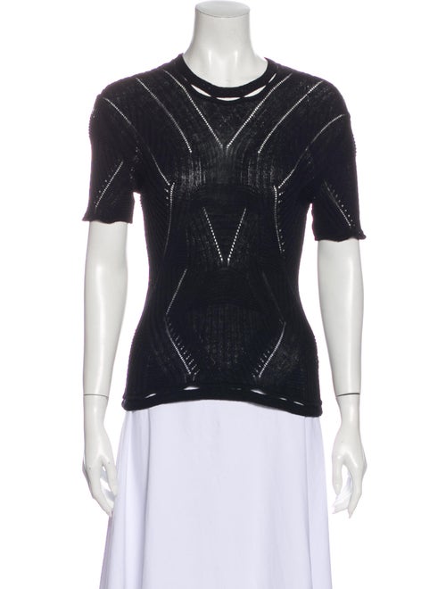 Chanel 1998 Crew Neck Top Black