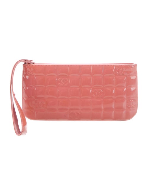 Chanel Vintage Chocolate Bar Pochette Mauve