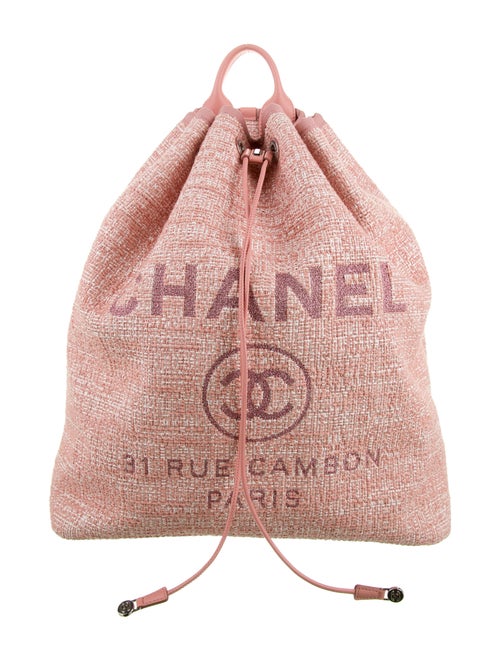 Chanel 2018 Deauville Backpack Pink