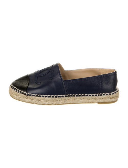 Chanel Lambskin CC Espadrilles Leather Espadrilles