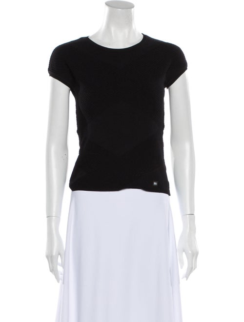 Chanel 2003 Crew Neck T-Shirt Black