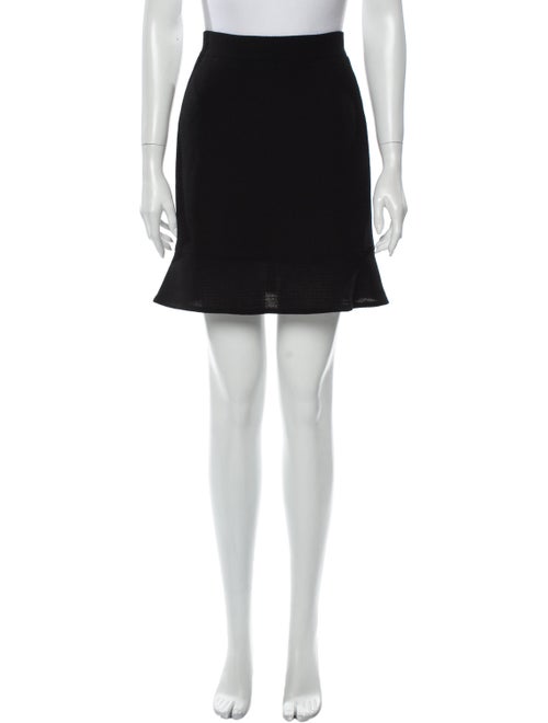 Chanel Wool Mini Skirt Wool