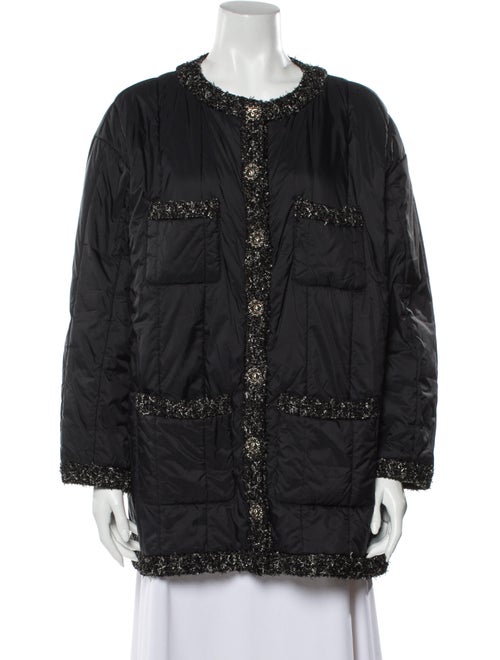Chanel 2018 Printed Jacket Black
