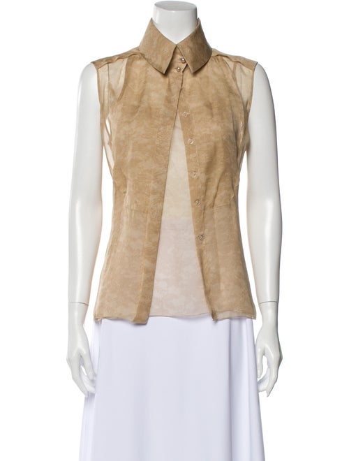 Chanel 1998 Lace Pattern Blouse