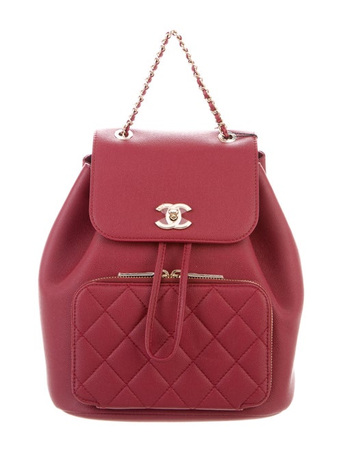 Chanel 2019 Business Affinity Backpack gold
