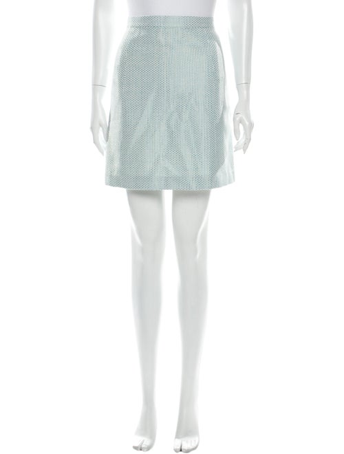 Chanel 1997 Mini Skirt Blue