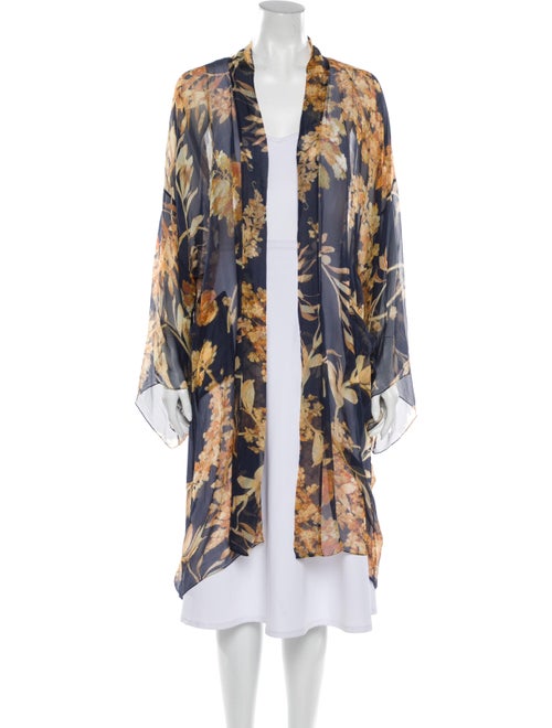 Chanel 2018 Silk Robe Blue