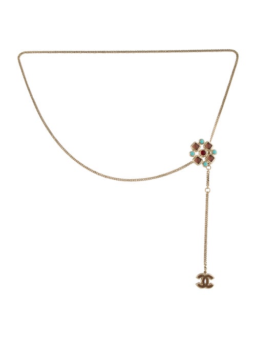Chanel Gripoix Chain-Link Belt Gold