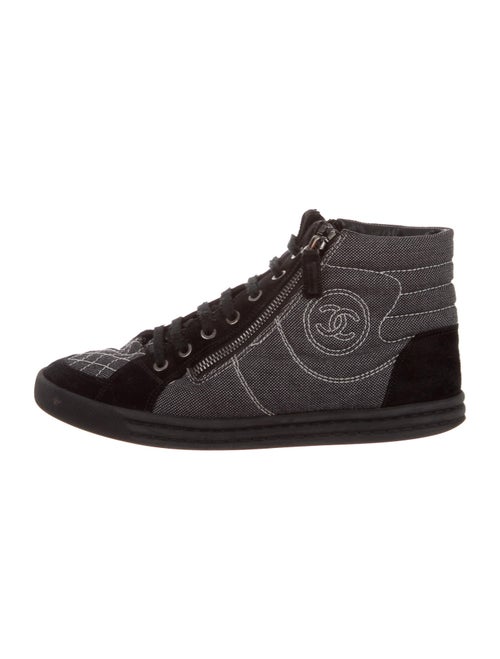 Chanel Printed Sneakers Black
