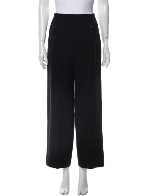 Chanel 1997 Wide Leg Pants Blue
