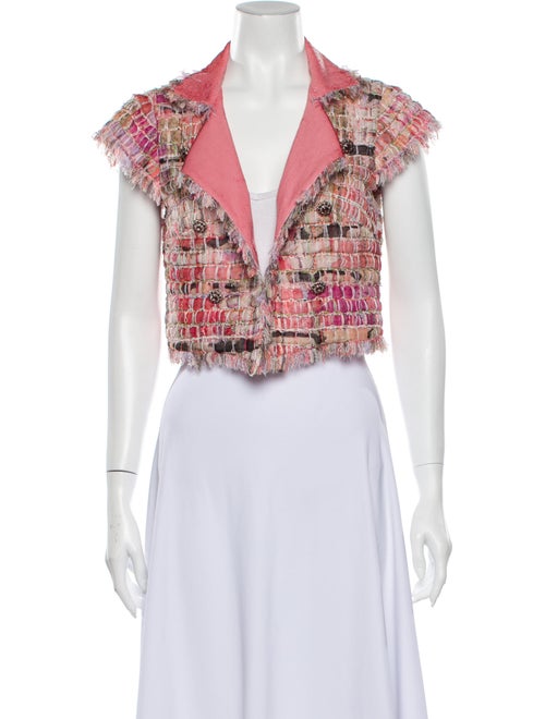 Chanel 2010 Cropped Fantasy Tweed Jacket Jacket Pi