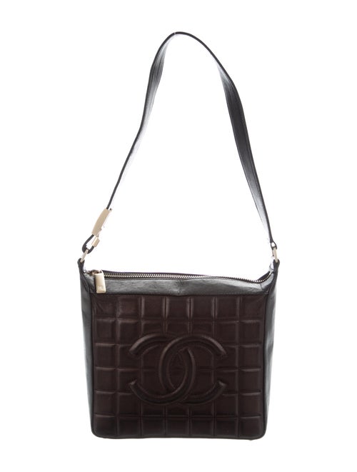 Chanel Chocolate Bar Shoulder Bag Brown