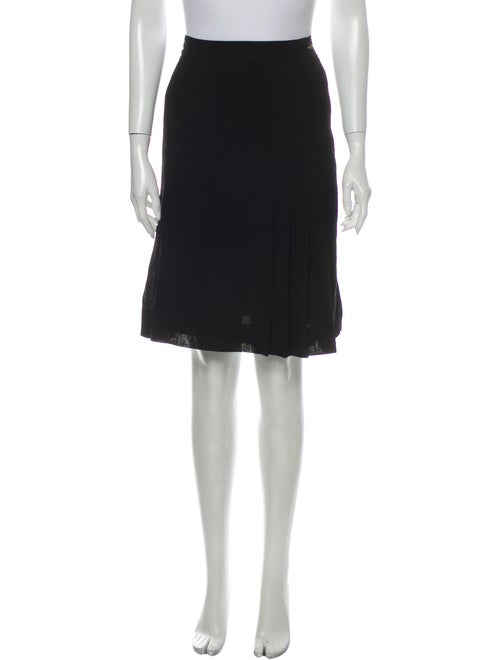 Chanel 1990's Knee-Length Skirt Wool