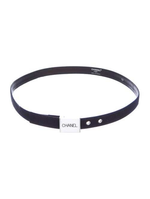 Chanel Waist Logo Belt Navy