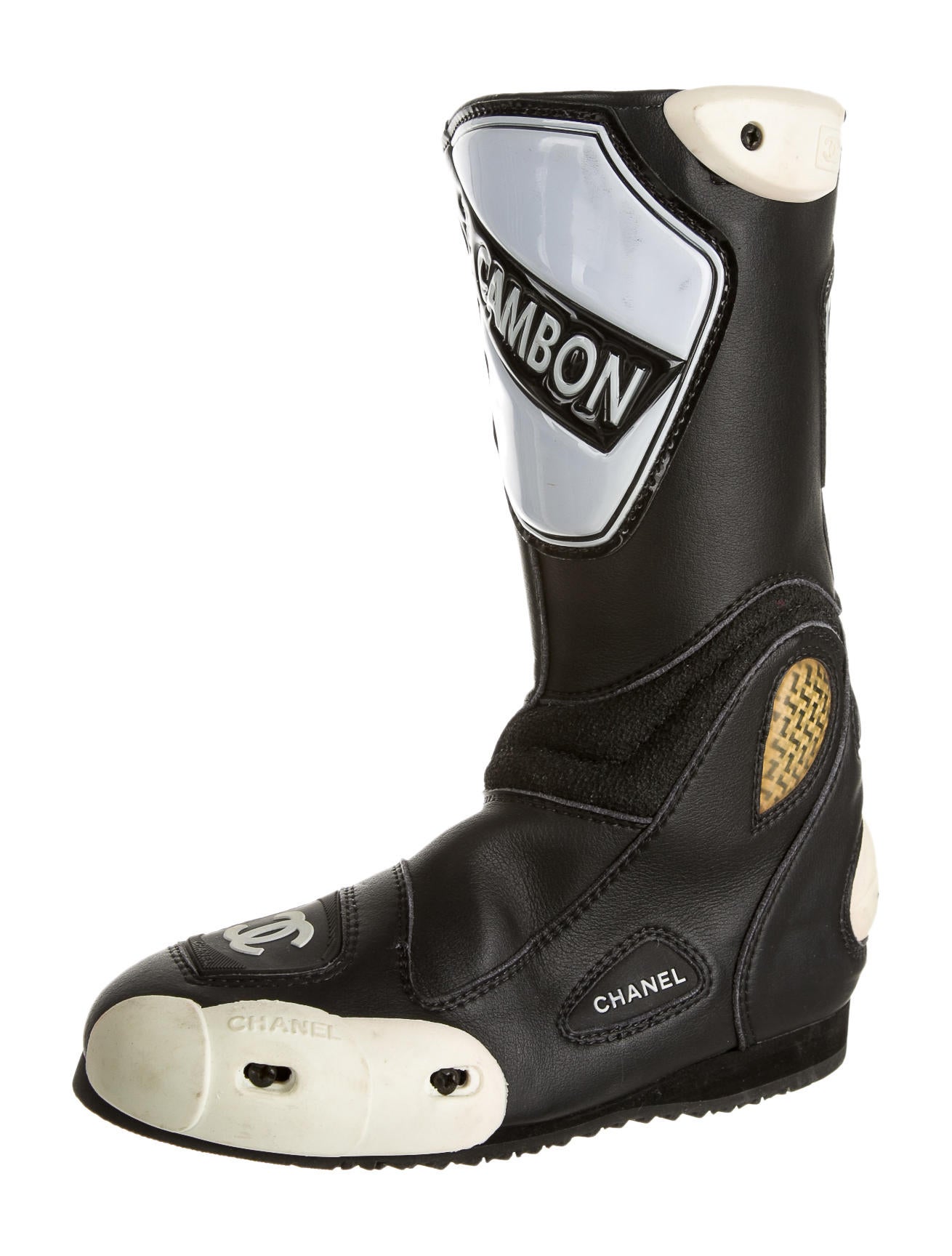 Chanel Motocross Boots