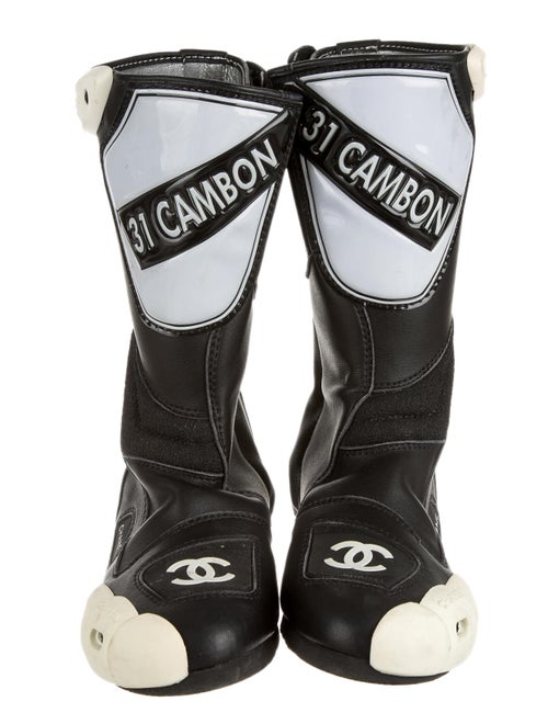 Chanel Motocross Boots