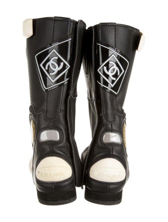 Chanel Motocross Boots